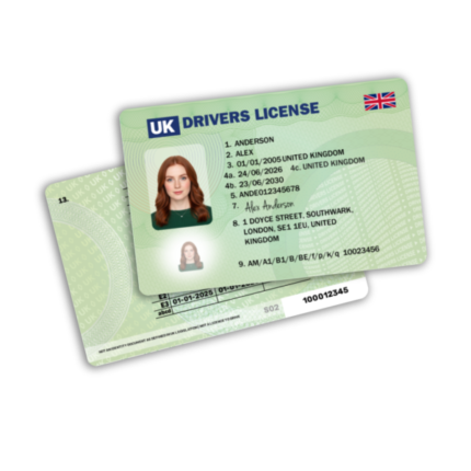 Green Novelty Drivers License